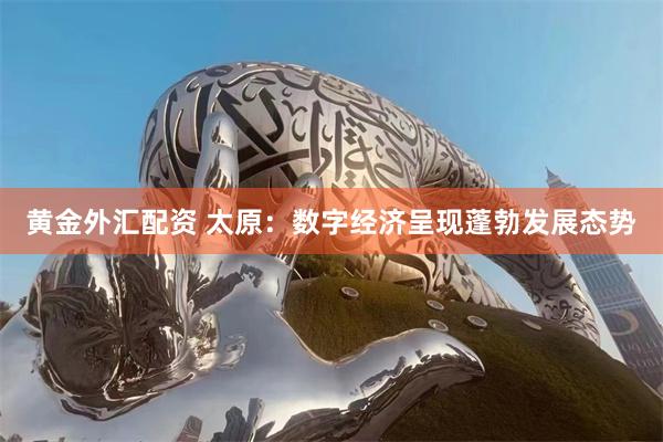黄金外汇配资 太原：数字经济呈现蓬勃发展态势