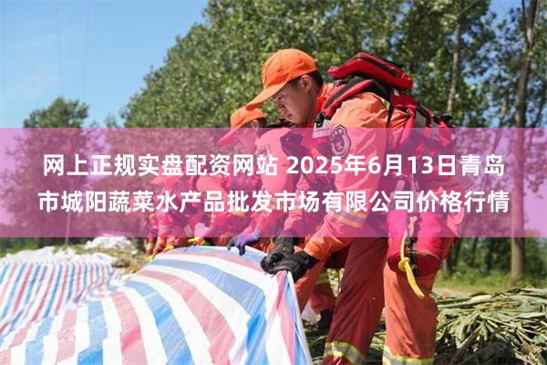网上正规实盘配资网站 2025年6月13日青岛市城阳蔬菜水产品批发市场有限公司价格行情