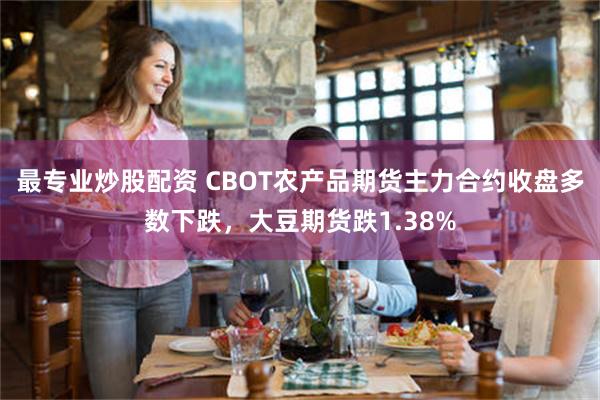 最专业炒股配资 CBOT农产品期货主力合约收盘多数下跌，大豆期货跌1.38%